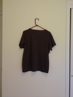 Essentials Crewneck Tee in Dark Brown